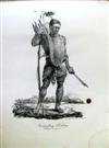 TRAVEL  ARAGO, JACQUES-ÉTIENNE-VICTOR. Promenade autour du Monde, pendant les Années 1817, 1818, 1819 et 1820.  3 vols.  1822